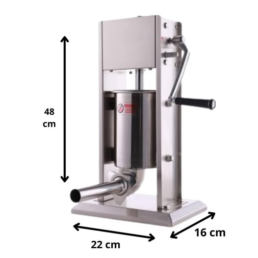 Embutidora de chorizo manual de 3 litros